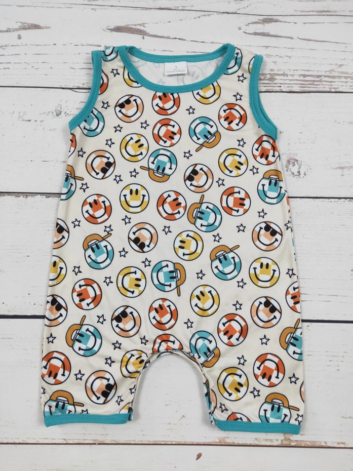 Plaid Smile Romper